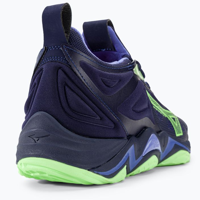 Ανδρικά παπούτσια βόλεϊ Mizuno Wave Momentum 3 βράδυ μπλε / tech green / lolite 11