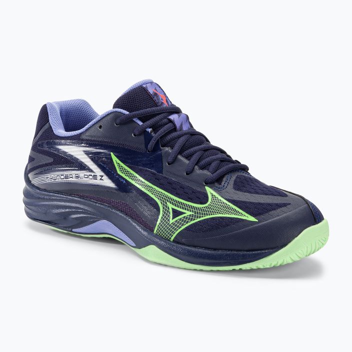 Ανδρικά παπούτσια βόλεϊ Mizuno Thunder Blade Z βράδυ μπλε / tech green / lolite