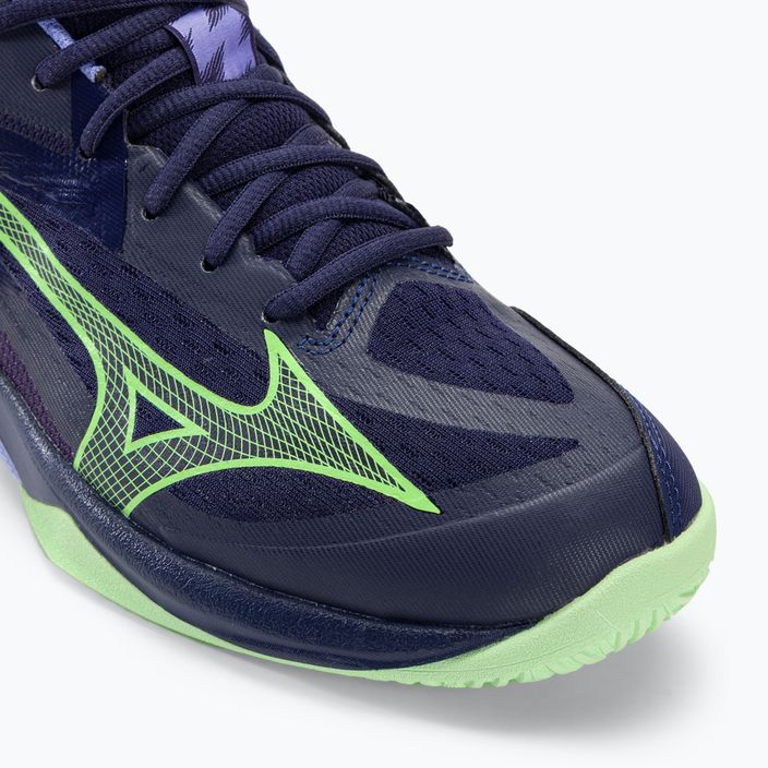Ανδρικά παπούτσια βόλεϊ Mizuno Thunder Blade Z βράδυ μπλε / tech green / lolite 9