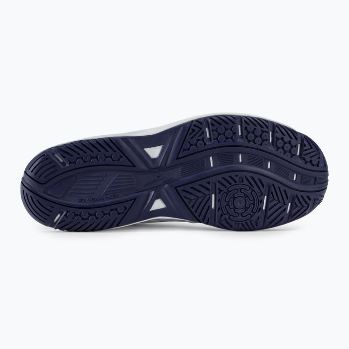 Ανδρικά παπούτσια βόλεϊ Mizuno Cyclone Speed 4 λευκό/μπλε κορδέλα/mp gold 4