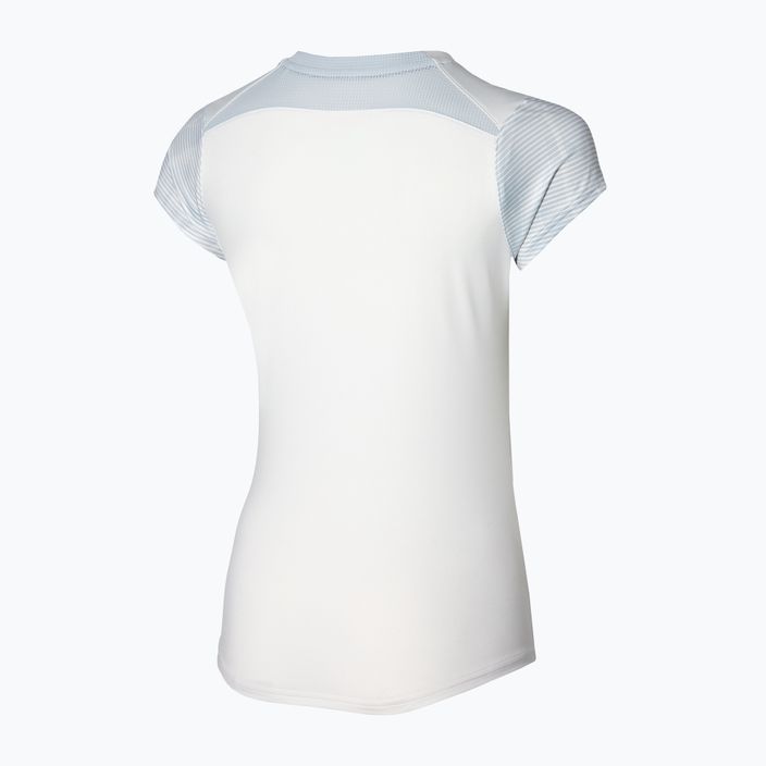 Γυναικείο μπλουζάκι τένις Mizuno Charge Printed Tee λευκό 4