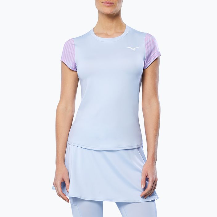Γυναικείο πουκάμισο τένις Mizuno Charge Printed Tee halogen blue