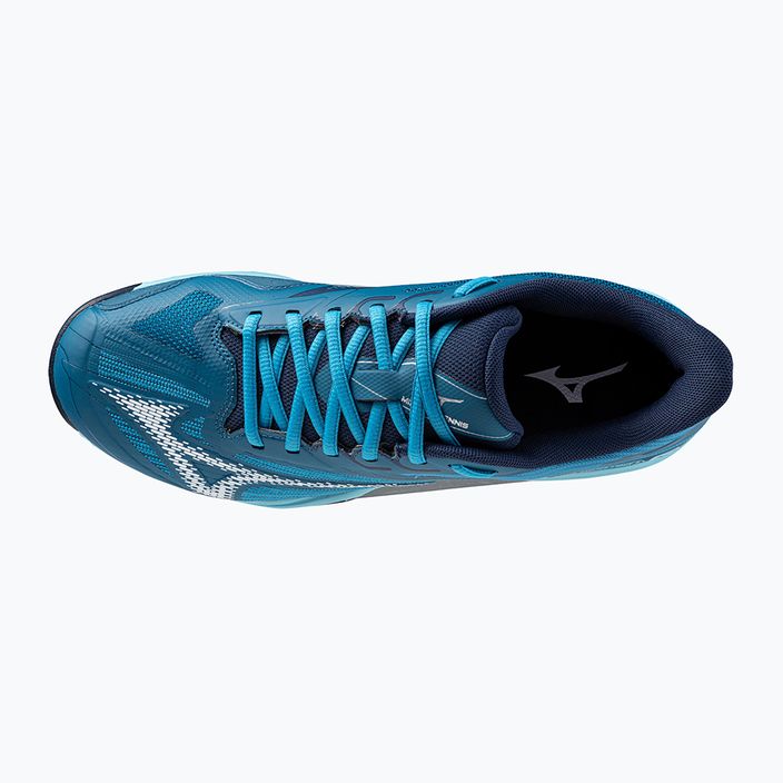Ανδρικά παπούτσια τένις Mizuno Wave Exceed Light 2 AC moroccan blue / white / bluejay 11