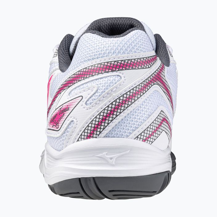 Γυναικεία παπούτσια τένις Mizuno Break Shot 4 AC λευκό / ροζ tetra / turbulence 10
