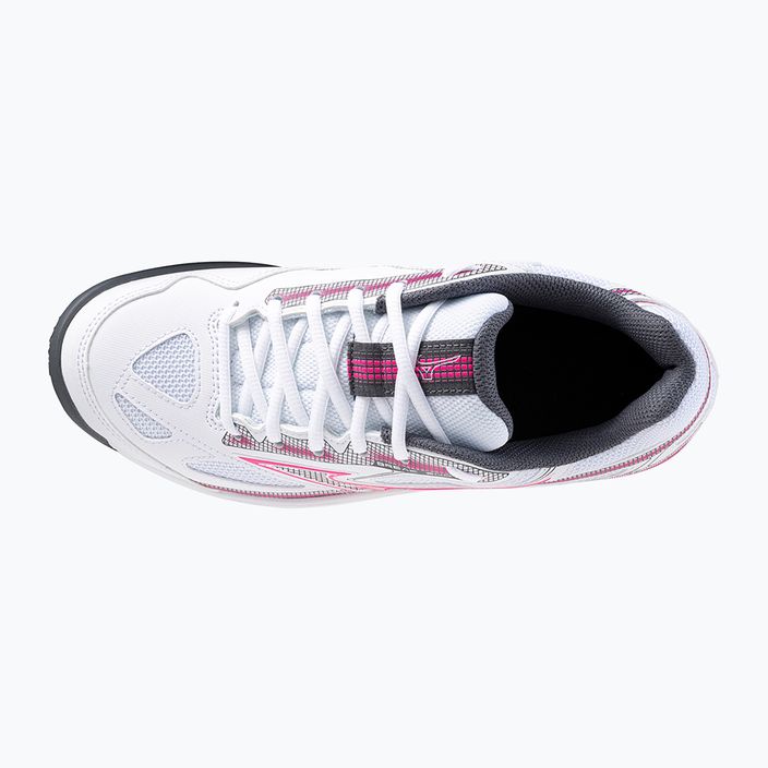 Γυναικεία παπούτσια τένις Mizuno Break Shot 4 AC λευκό / ροζ tetra / turbulence 11