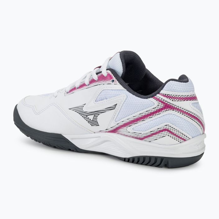 Γυναικεία παπούτσια τένις Mizuno Break Shot 4 AC λευκό / ροζ tetra / turbulence 3