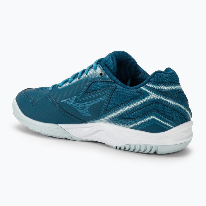 Mizuno Break Shot 4 AC moroccan blue / white / blue glow παπούτσια τένις 3