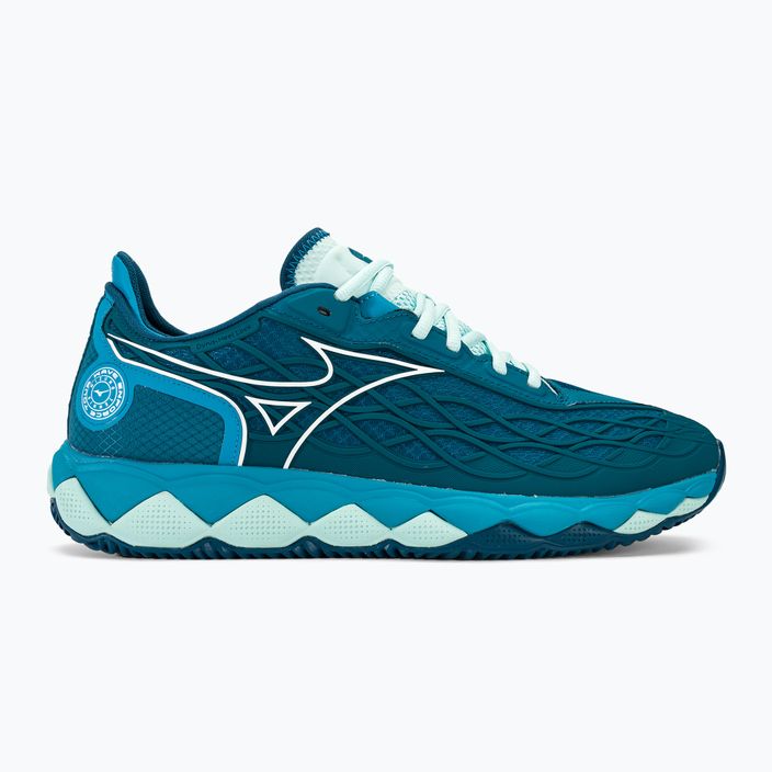 Ανδρικά παπούτσια τένις Mizuno Wave Enforce Tour CC moroccan blue/white/bluejay 2