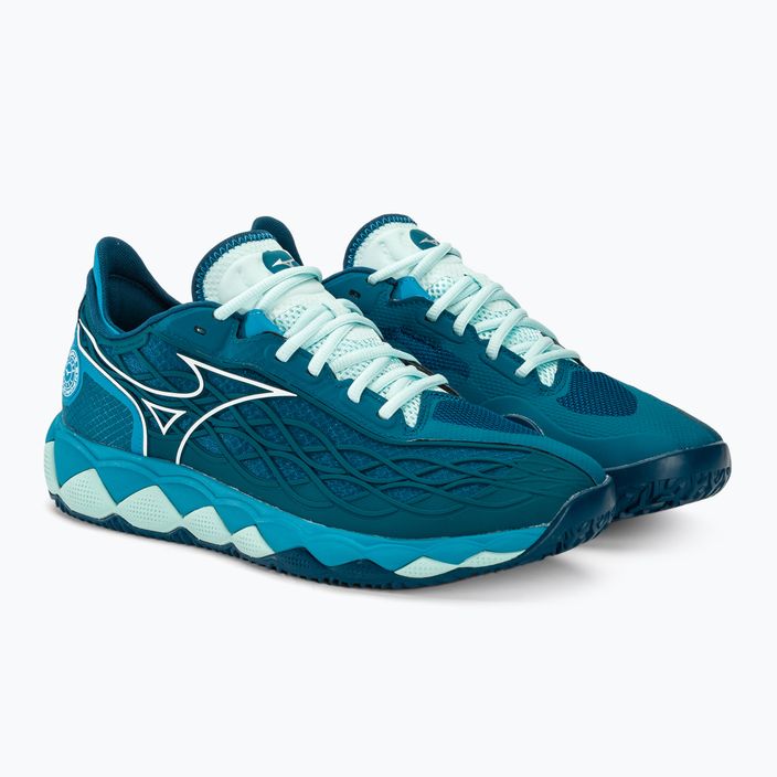Ανδρικά παπούτσια τένις Mizuno Wave Enforce Tour CC moroccan blue/white/bluejay 4