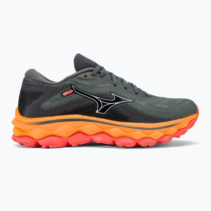 Γυναικεία παπούτσια για τρέξιμο Mizuno Wave Sky 7 turbulence/white/carrot curl 2