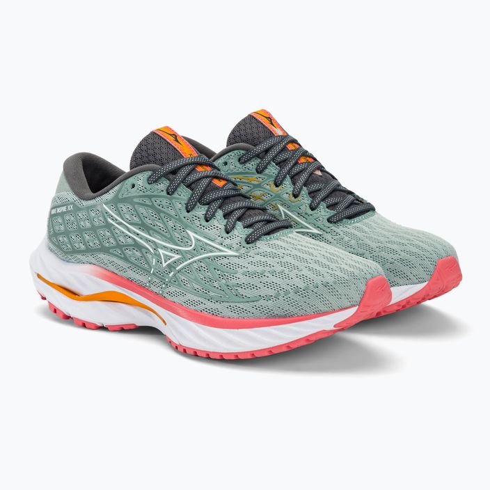 Γυναικεία παπούτσια για τρέξιμο Mizuno Wave Inspire 20 γκρι ομίχλη/λευκό/dubarry 5