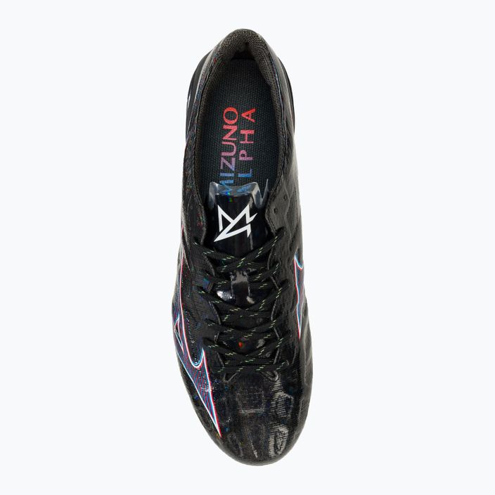 Ανδρικά ποδοσφαιρικά παπούτσια Mizuno Αlpha Elite Md μαύρο/κόκκινο/801 c 5