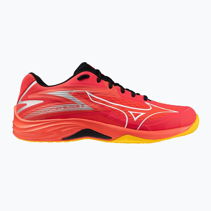 Ανδρικά παπούτσια βόλεϊ Mizuno Thunder Blade Z radiant red/white/carrot curl 8