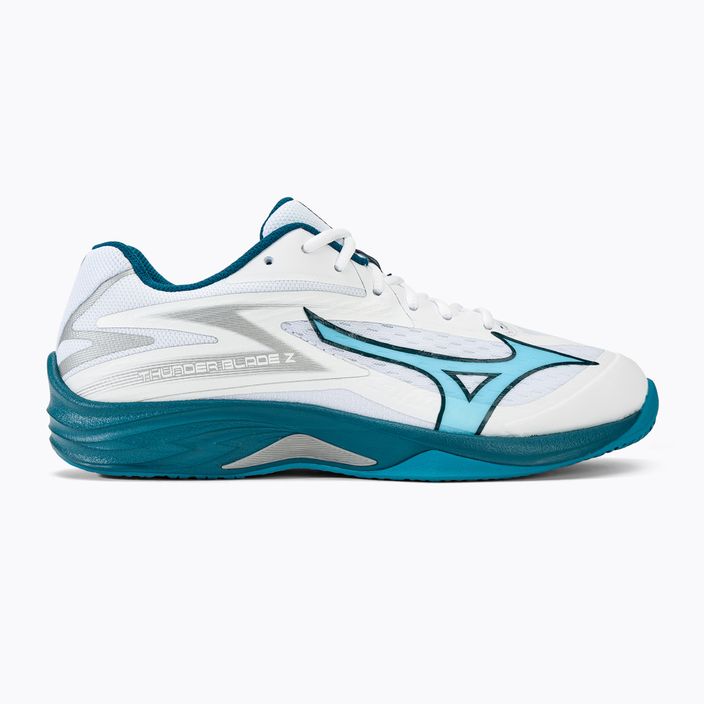 Ανδρικά παπούτσια βόλεϊ Mizuno Thunder Blade Z λευκό/μπλε/ασημί 2