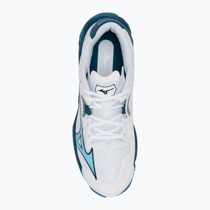 Ανδρικά παπούτσια βόλεϊ Mizuno Wave Lightning Z8 λευκό/μπλε/ασημί 5