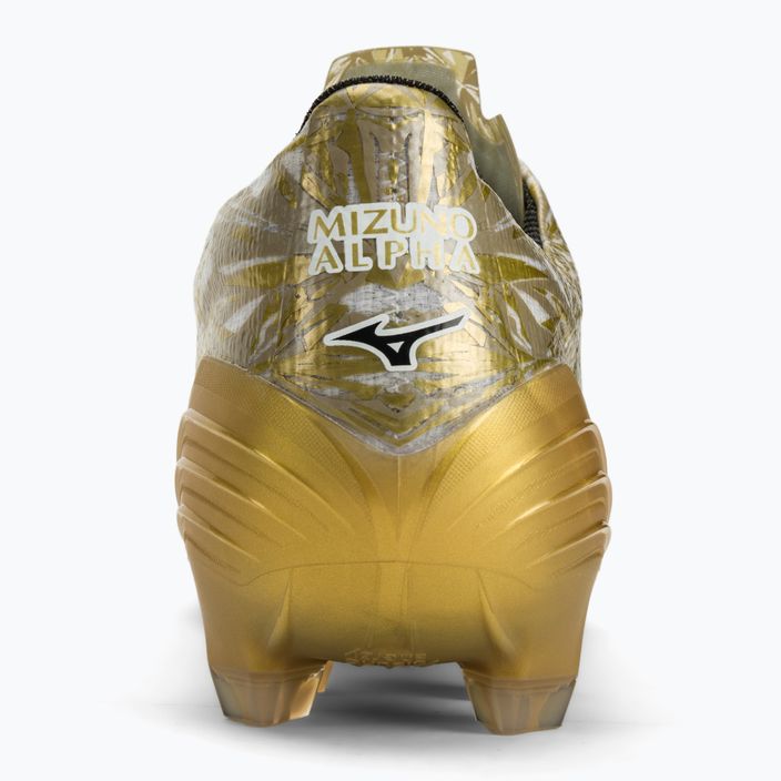 Mizuno ανδρικές μπότες ποδοσφαίρου Αlpha Elite MD λευκό/χρυσό/μαύρο 9