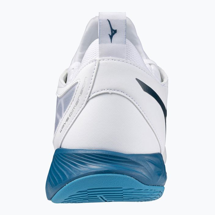 Ανδρικά παπούτσια βόλεϊ Mizuno Wave Dimension λευκό/μπλε/ασημί 10