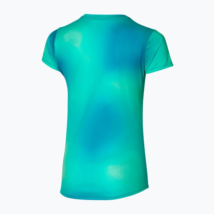 Γυναικείο πουκάμισο για τρέξιμο Mizuno Impulse Core Graphic Tee eggshell blue 2