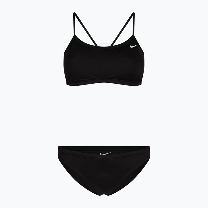 Γυναικείο διμερές μαγιό Nike Essential Sports Bikini μαύρο NESSA211-001