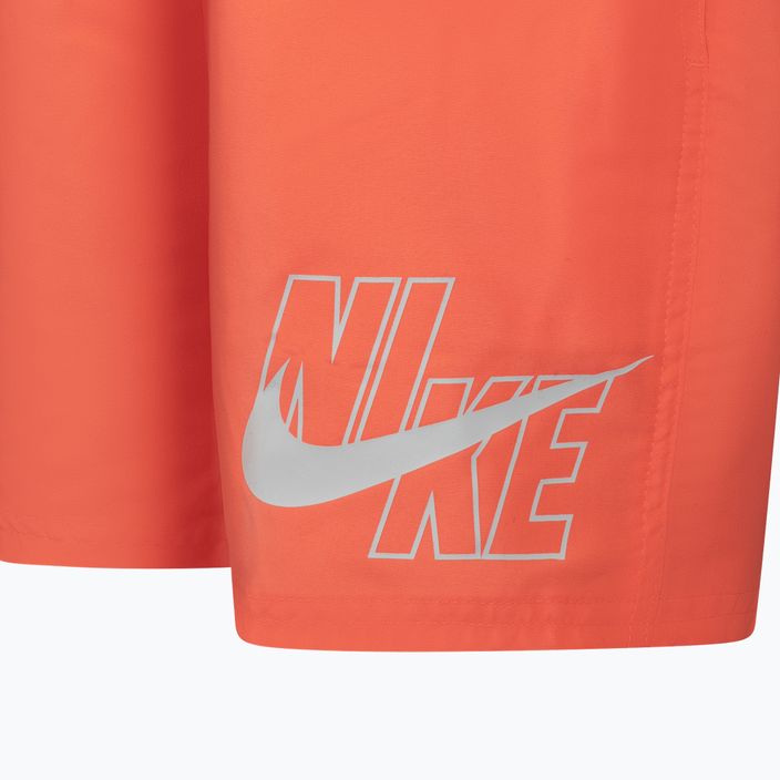 Nike Logo Solid Lap παιδικό σορτς κολύμβησης πορτοκαλί NESSA771-821 3