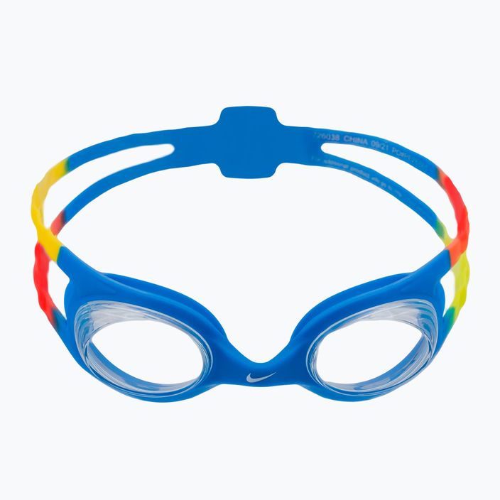 Παιδικά γυαλιά κολύμβησης Nike Easy Fit διαφανή/μπλε NESSB166-401 2