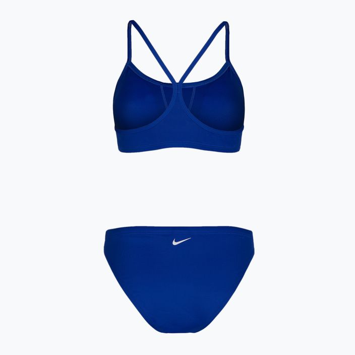 Γυναικείο διμερές μαγιό Nike Essential Sports Μπικίνι μπλε NESSA211 2