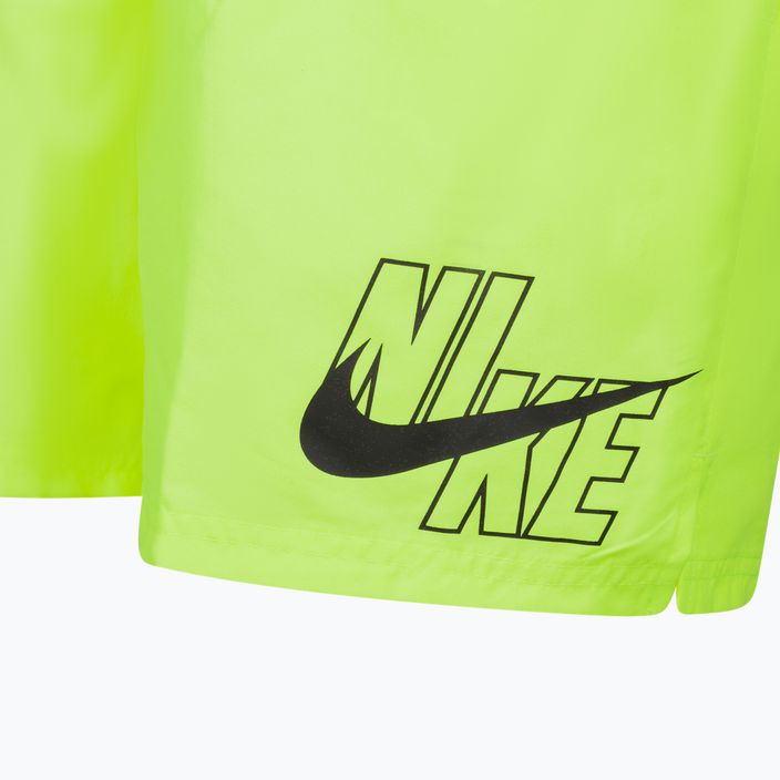 Ανδρικό μαγιό σορτς Nike Logo Solid 5" Volley κίτρινο NESSA566-737 3