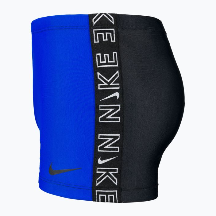 Ανδρικά μποξεράκια κολύμβησης Nike Logo Tape Square Leg μπλε NESSB134-416 3