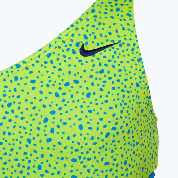 Παιδικό διμερές μαγιό Nike Water Dots Asymmetrical μπλε NESSC725-458 3