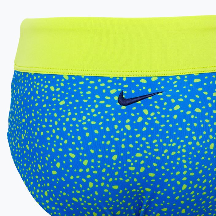 Παιδικό διμερές μαγιό Nike Water Dots Asymmetrical μπλε NESSC725-458 4