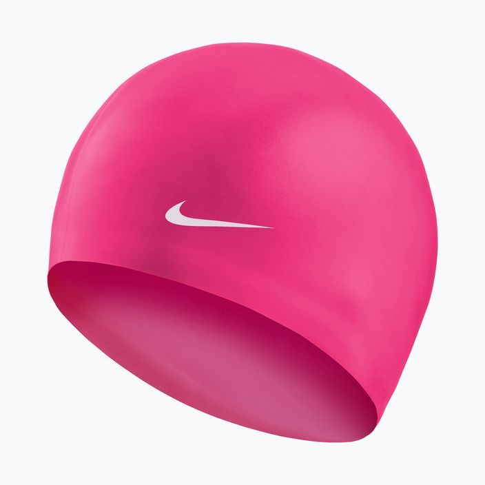 Nike Solid σιλικόνη σκουφάκι κολύμβησης ροζ 93060-672 3