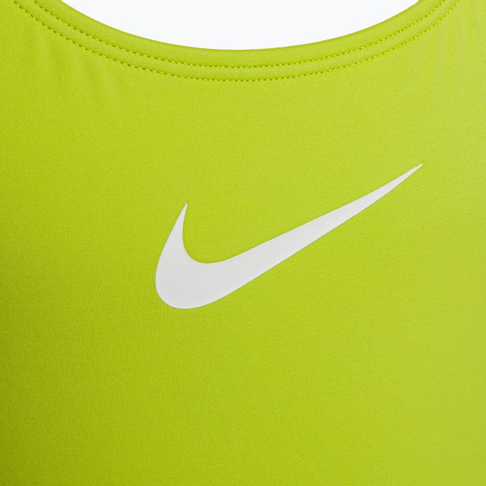Nike Essential Racerback παιδικό ολόσωμο μαγιό πράσινο NESSB711-312 3