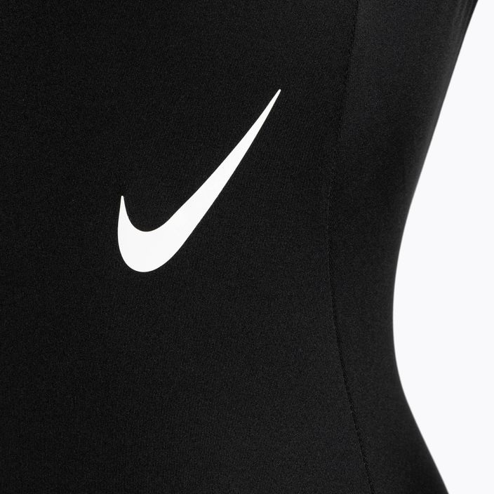 Nike Sneakerkini U-Back γυναικείο ολόσωμο μαγιό μαύρο NESSC254-001 4