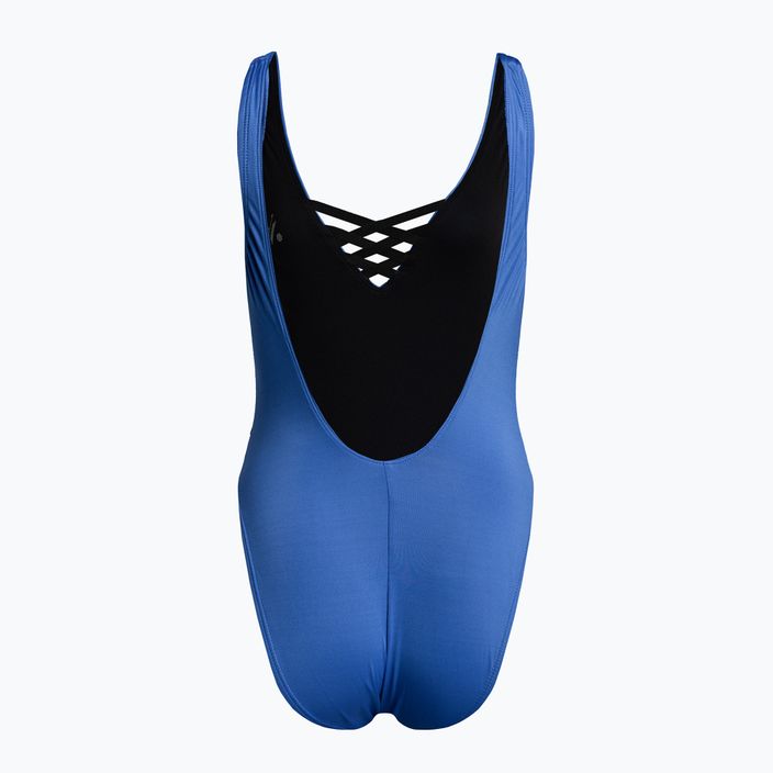 Nike Sneakerkini U-Back γυναικείο ολόσωμο μαγιό μπλε NESSC254-442 2