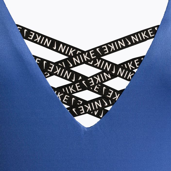 Nike Sneakerkini U-Back γυναικείο ολόσωμο μαγιό μπλε NESSC254-442 3