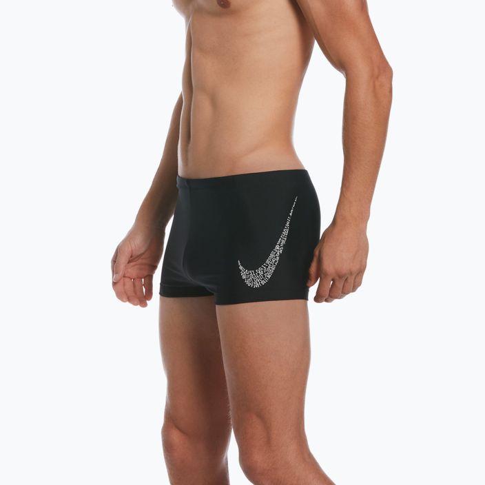 Ανδρικά μποξεράκια για κολύμπι Nike Jdi Swoosh Square Leg μαύρο NESSC581 5