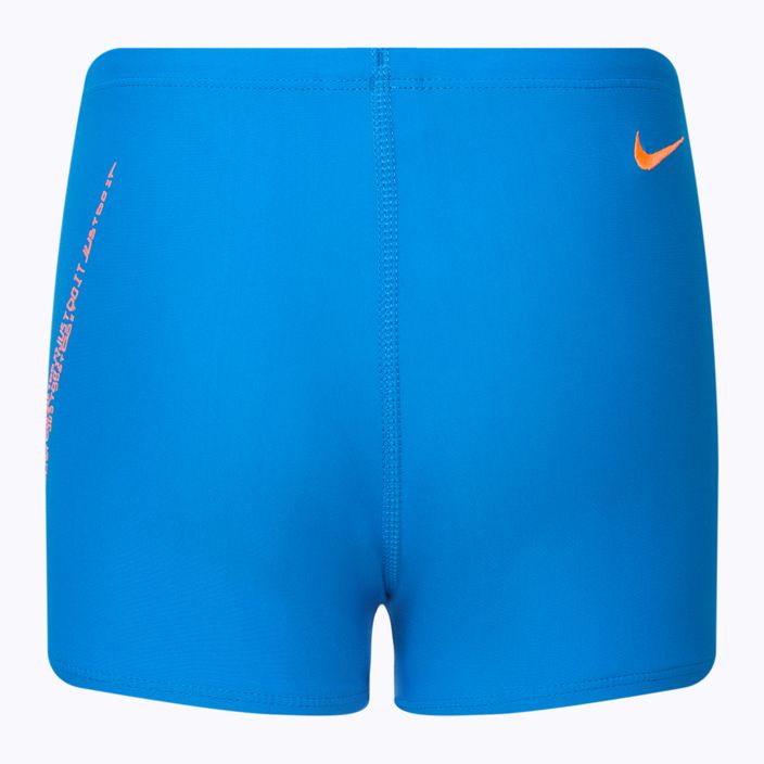 Nike Jdi Swoosh Aquashort παιδικό κολυμβητικό μποξεράκι μπλε NESSC854-458 2