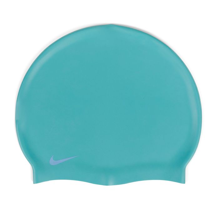 Nike Solid σιλικόνη σκουφάκι κολύμβησης μπλε 93060-339 2