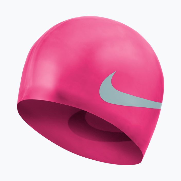 Nike Big Swoosh ροζ καπέλο για κολύμπι NESS8163-672 2