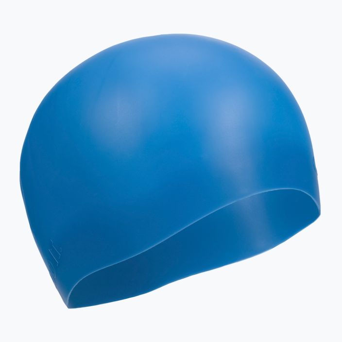 Nike σιλικόνη μακρύ καπέλο για κολύμπι μπλε NESSA198-460