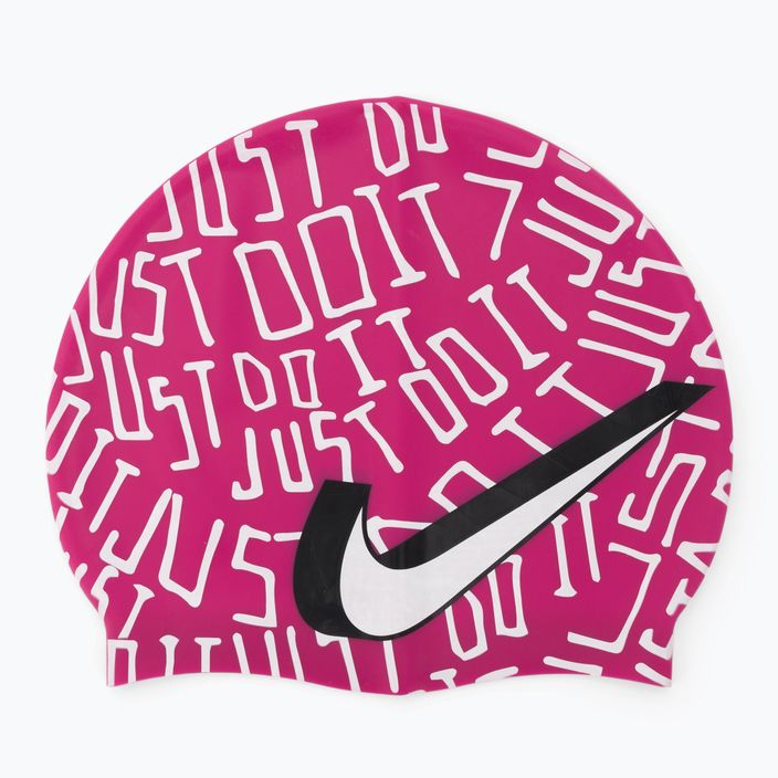 Nike Jdi Scribble Graphic 2 καπέλο για κολύμπι ροζ NESSC159-672