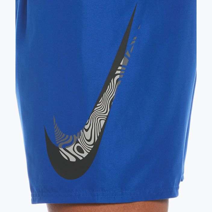 Ανδρικό μαγιό σορτς κολύμβησης Nike Liquify Swoosh 5" Volley μπλε NESSC611-494 3