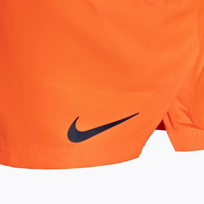Ανδρικό μαγιό Nike Split 5" Volley σορτς σκούρο μπλε και πορτοκαλί NESSB451-822 4