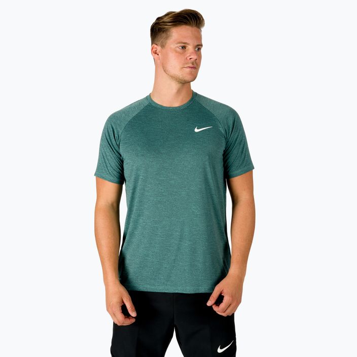 Ανδρικό μπλουζάκι προπόνησης Nike Heather τυρκουάζ NESSB658-339