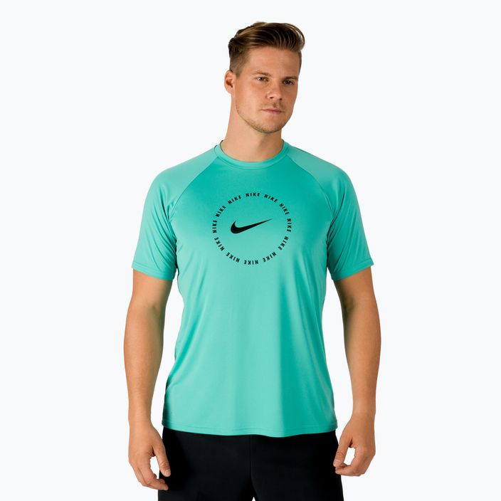 Ανδρικό μπλουζάκι προπόνησης Nike Ring Logo τυρκουάζ NESSC666-339