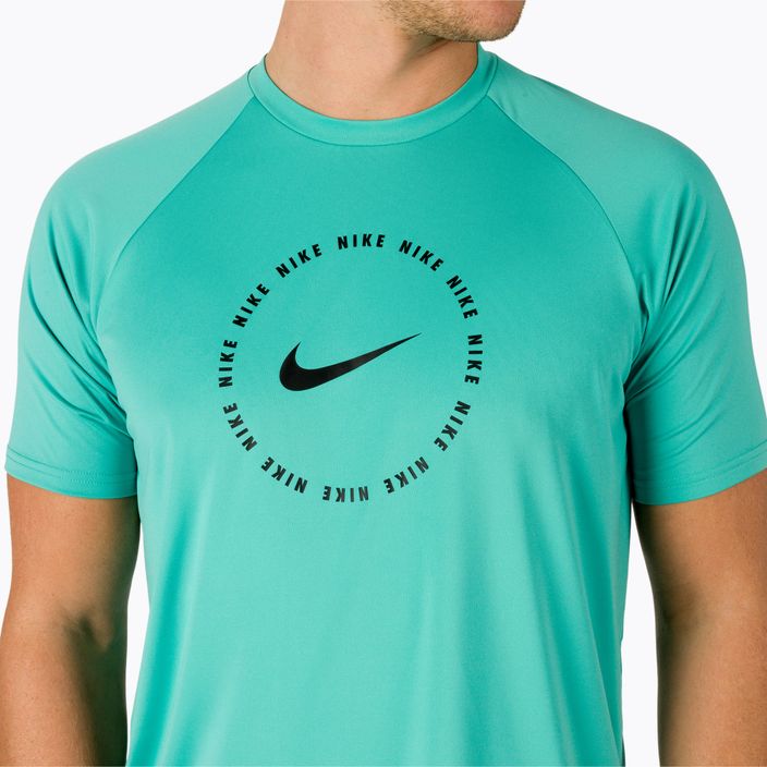 Ανδρικό μπλουζάκι προπόνησης Nike Ring Logo τυρκουάζ NESSC666-339 7