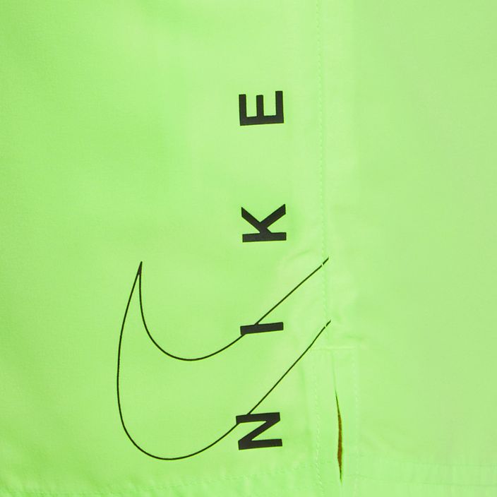 Ανδρικό μαγιό Nike Swoosh Break 5" Volley πράσινο NESSC601-387 3