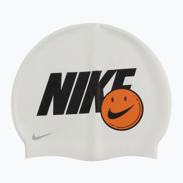 Nike Have A Nike Day Graphic 7 καπέλο για κολύμπι λευκό NESSC164-100