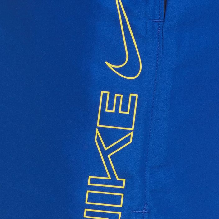 Ανδρικό μαγιό Nike Block Swoosh 5" Volley navy blue NESSC492 5