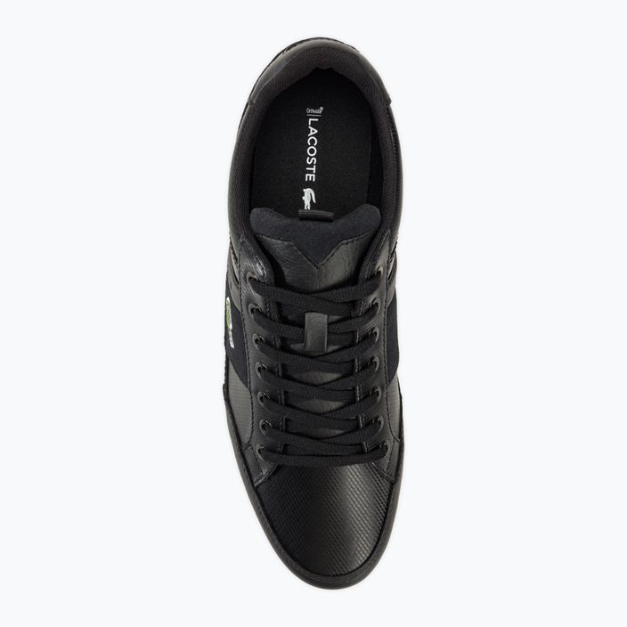 Lacoste ανδρικά παπούτσια 43CMA0035 μαύρο/μαύρο 5